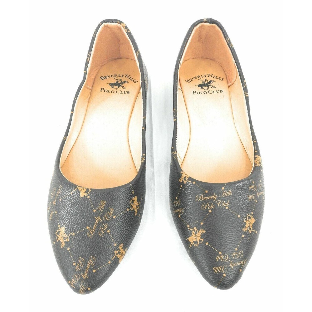 Beverly Hills Polo Club Women's Brown Slip On Flats Size 7 - Picture 2 of 12
